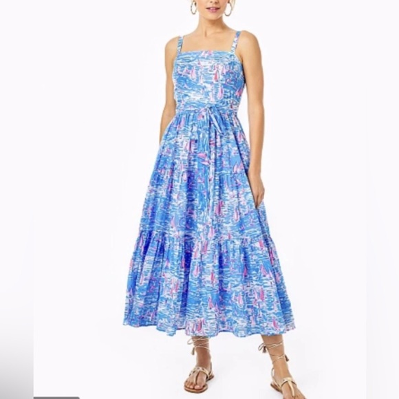 Lilly Pulitzer Dresses & Skirts - Lilly Pulitzer Analeese Midi Dress‎ Boatylicious